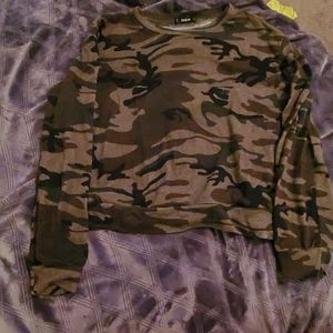 Shein Camo Sweatshirt